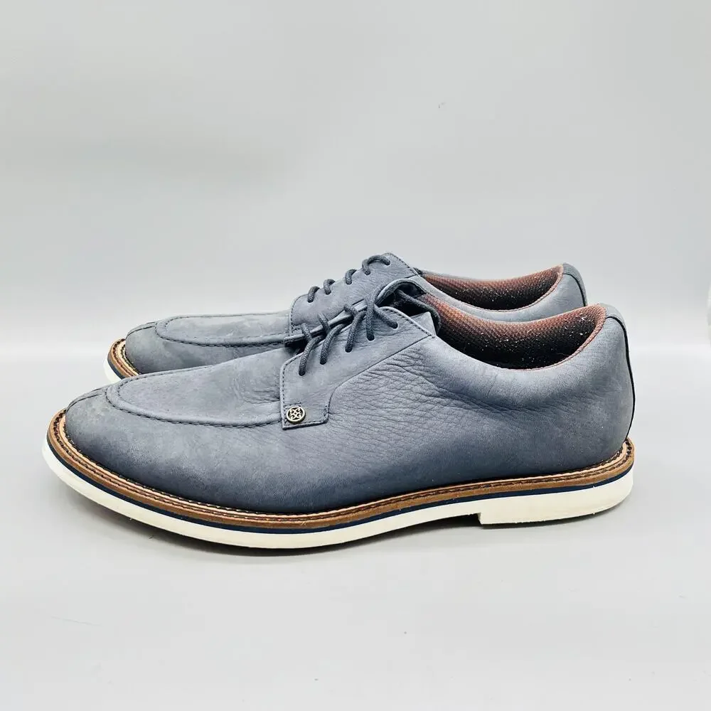 G/FORE Shoes Mens 11 Blue Leather Spikeless Golf Athletic Sneakers Comfort
